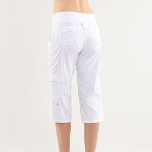 Lululemon Athletica White Capri Pants